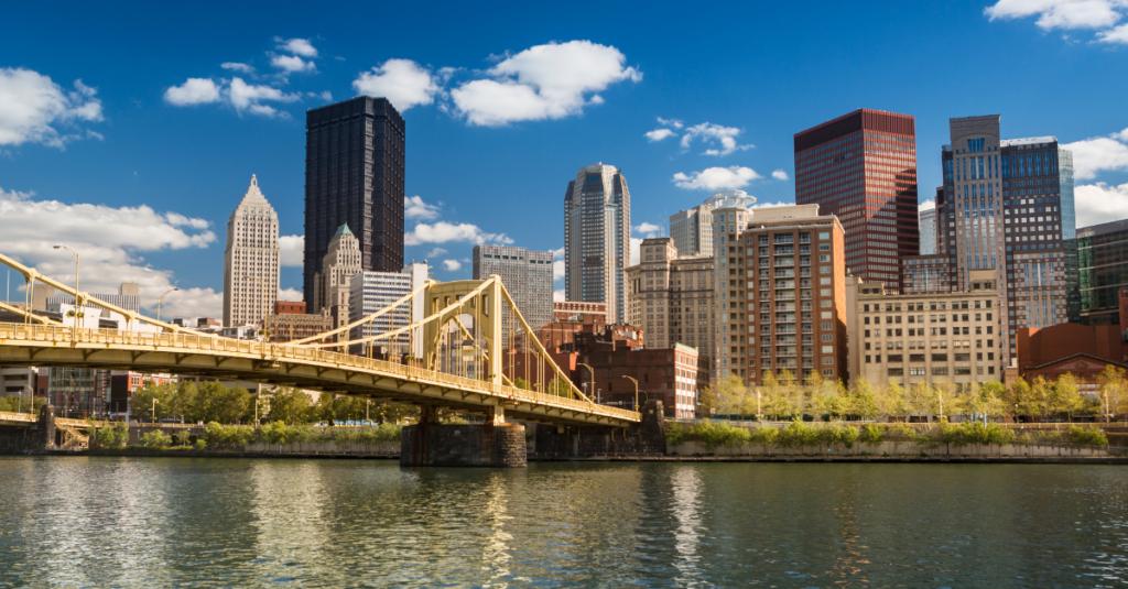 Pittsburgh Skyline and bridge