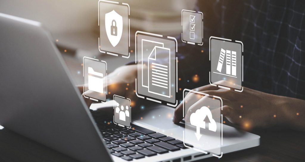 digital assets stock image